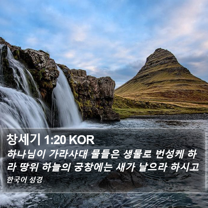 창세기 1:20 KOR Bible Study