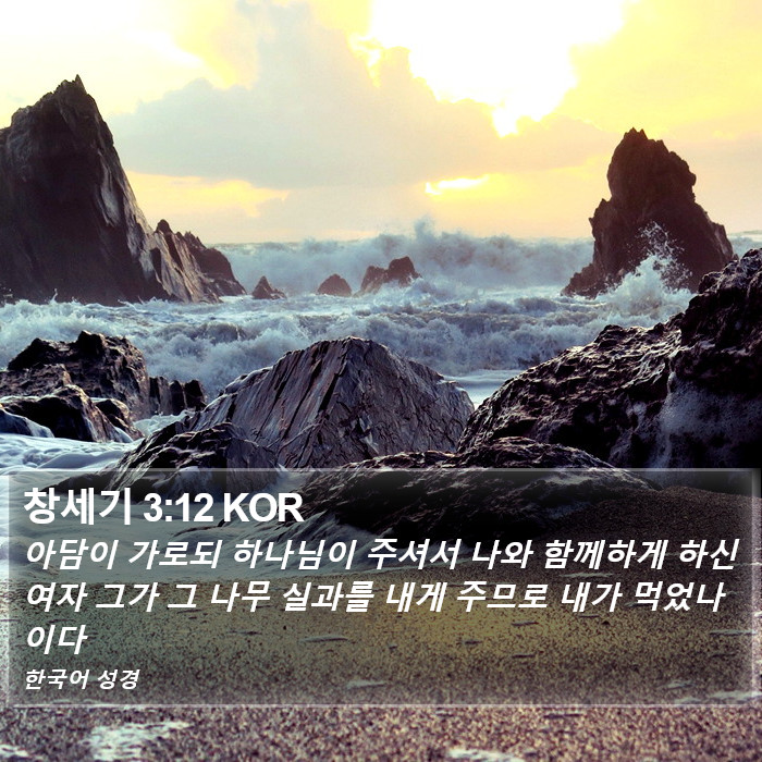 창세기 3:12 KOR Bible Study