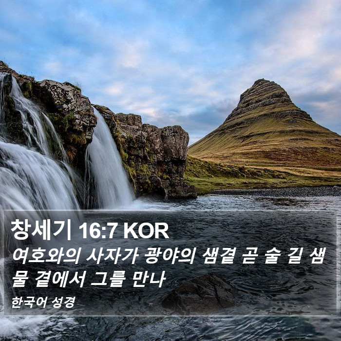 창세기 16:7 KOR Bible Study