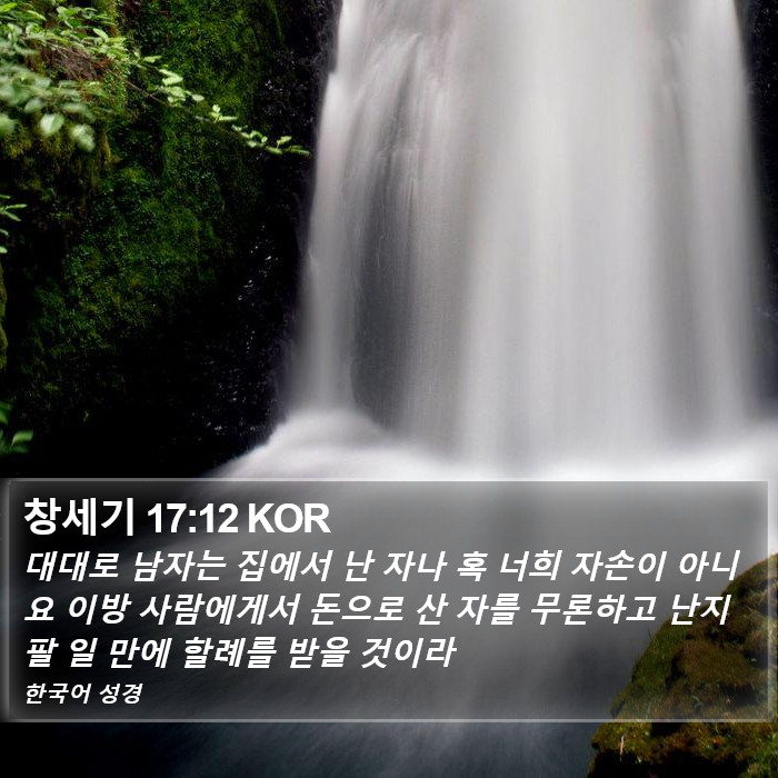 창세기 17:12 KOR Bible Study