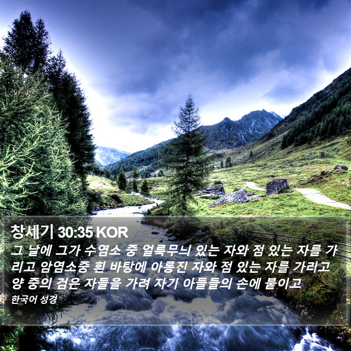 창세기 30:35 KOR Bible Study