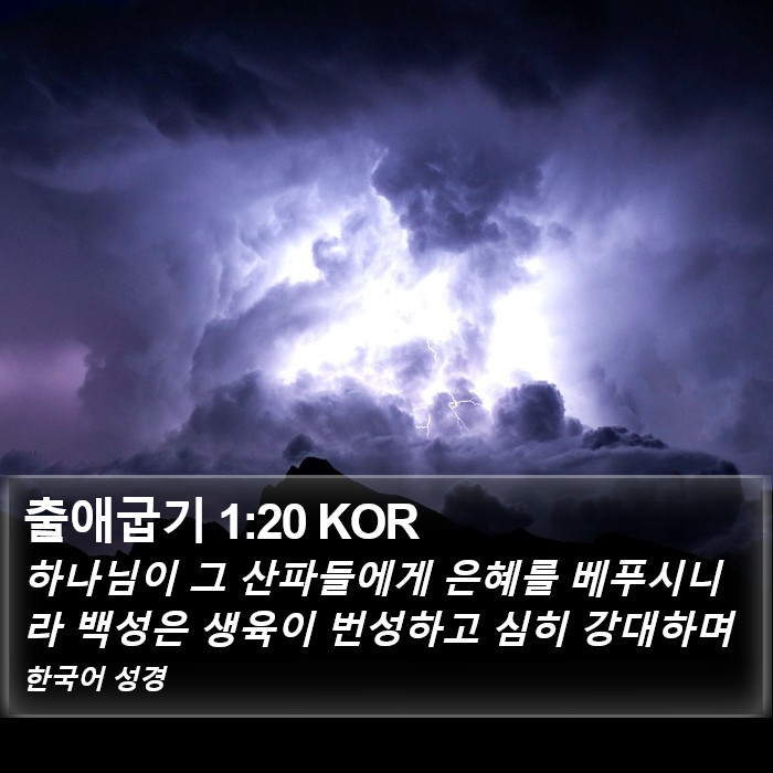 출애굽기 1:20 KOR Bible Study