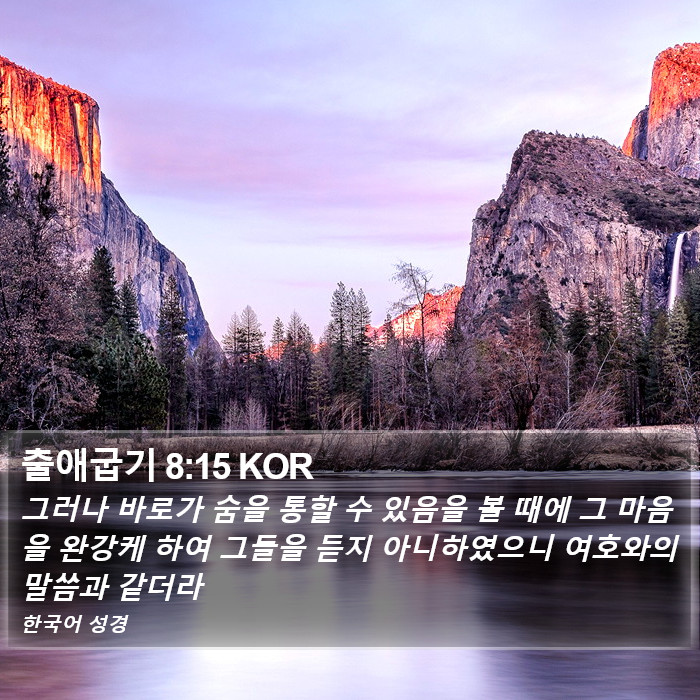 출애굽기 8:15 KOR Bible Study