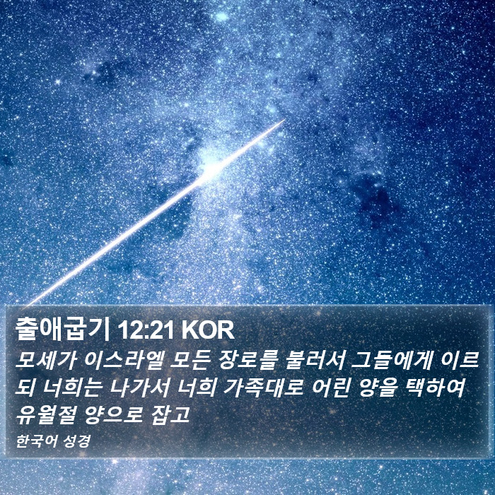 출애굽기 12:21 KOR Bible Study