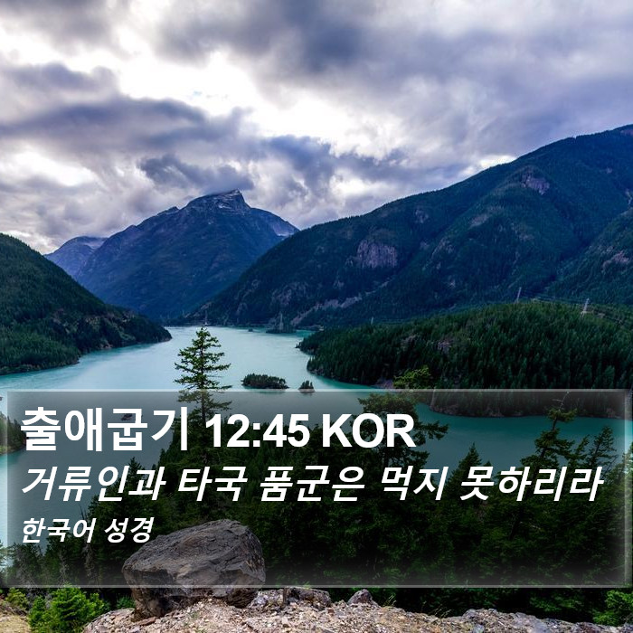 출애굽기 12:45 KOR Bible Study