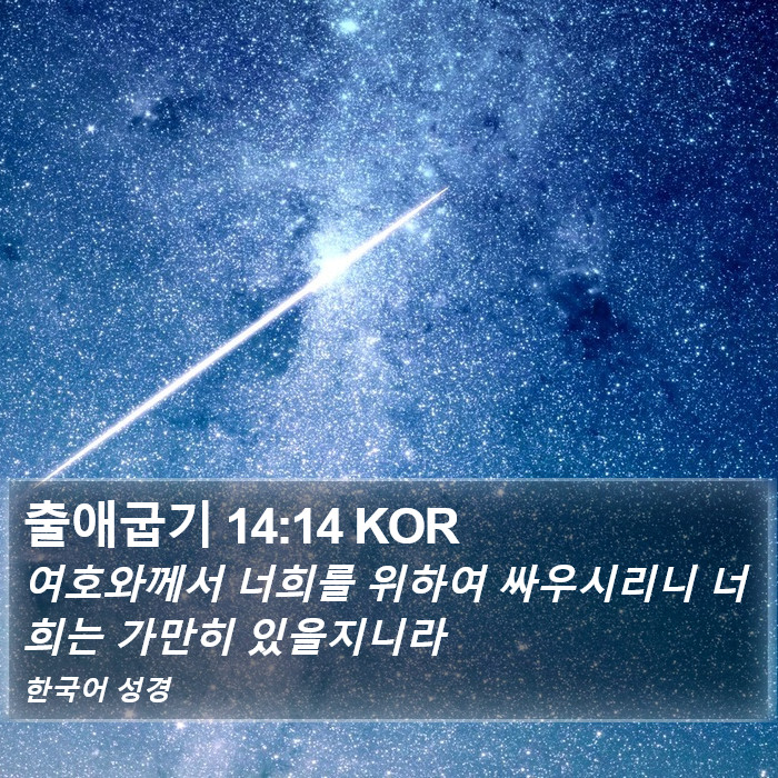 출애굽기 14:14 KOR Bible Study