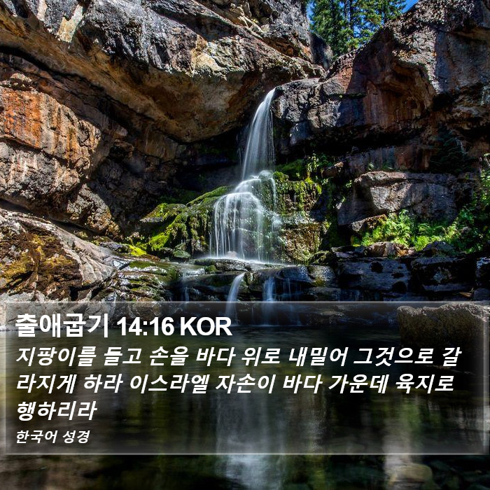 출애굽기 14:16 KOR Bible Study