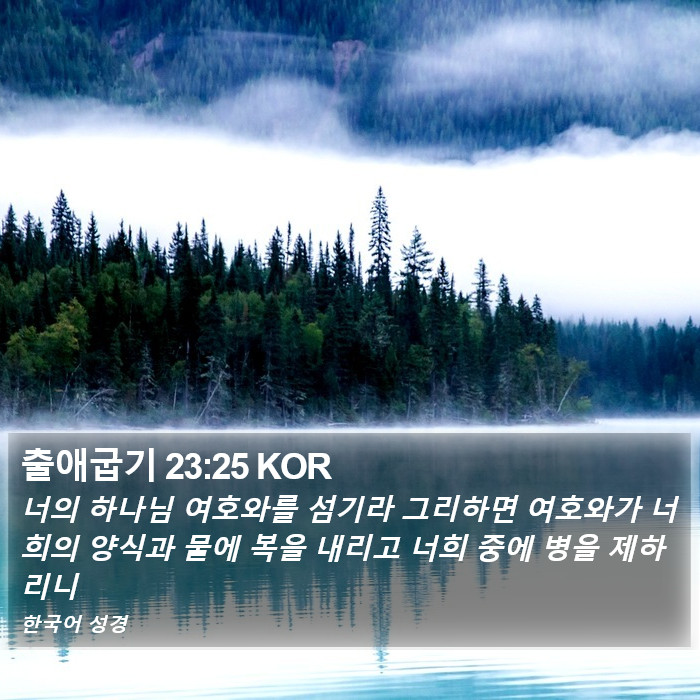 출애굽기 23:25 KOR Bible Study