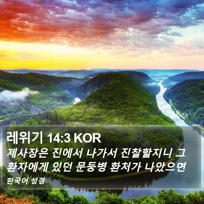 레위기 14:3 KOR Bible Study