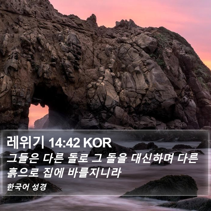 레위기 14:42 KOR Bible Study