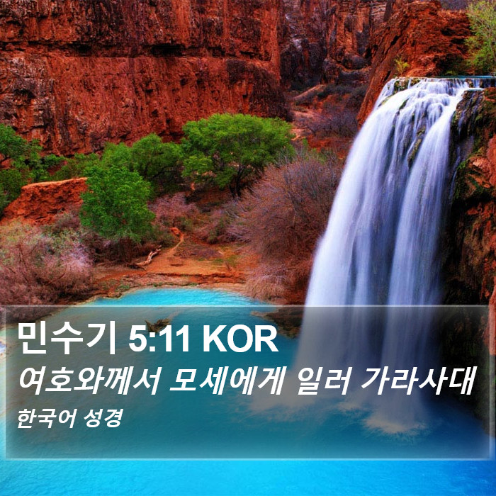 민수기 5:11 KOR Bible Study