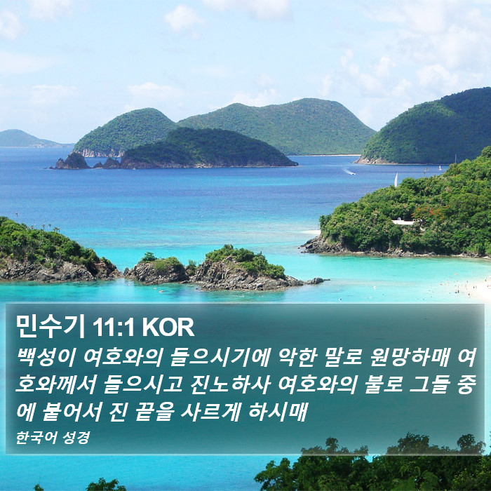 민수기 11:1 KOR Bible Study