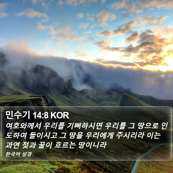 민수기 14:8 KOR Bible Study