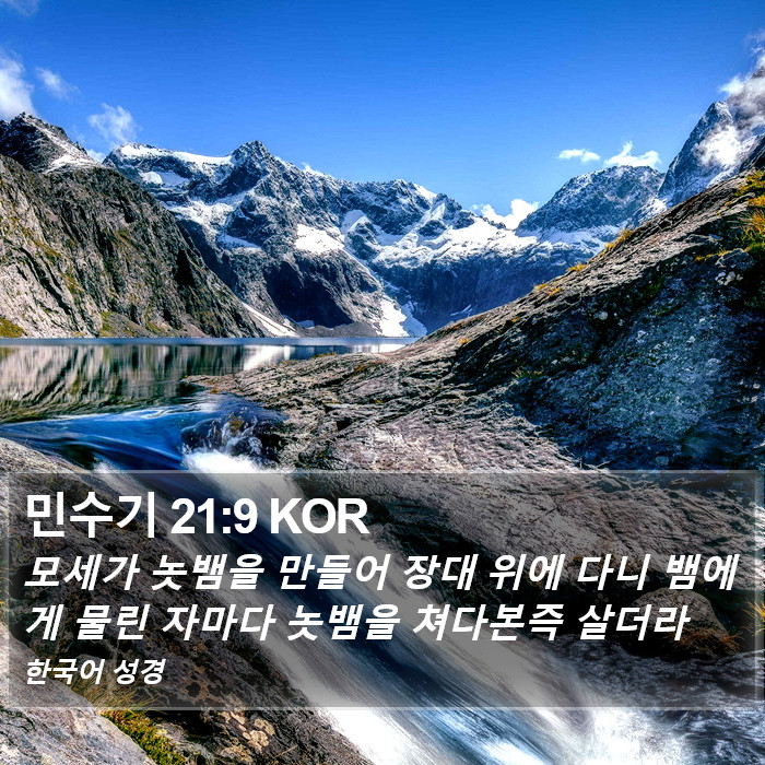 민수기 21:9 KOR Bible Study