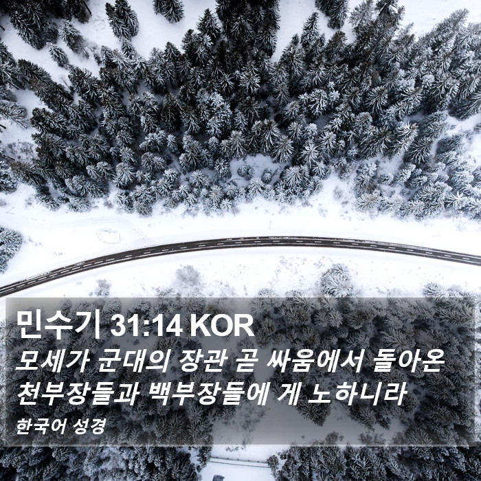 민수기 31:14 KOR Bible Study