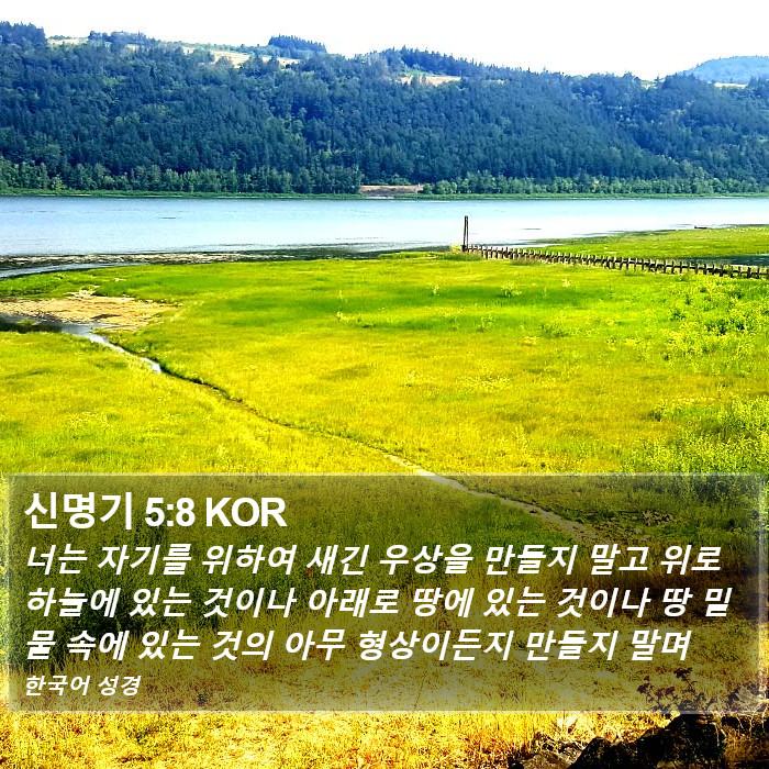 신명기 5:8 KOR Bible Study