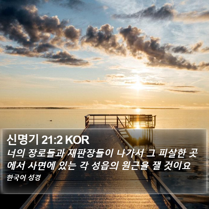 신명기 21:2 KOR Bible Study