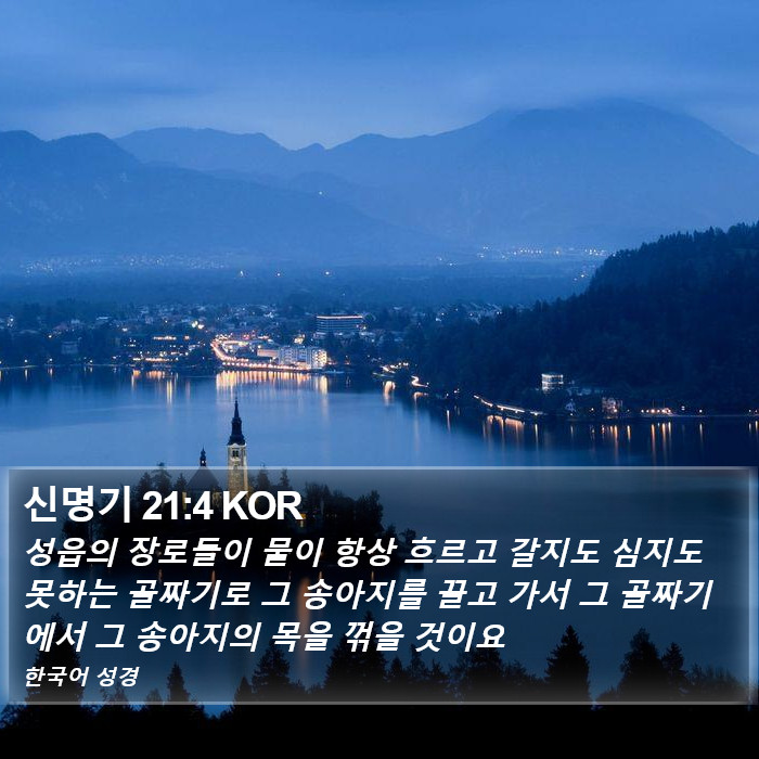 신명기 21:4 KOR Bible Study