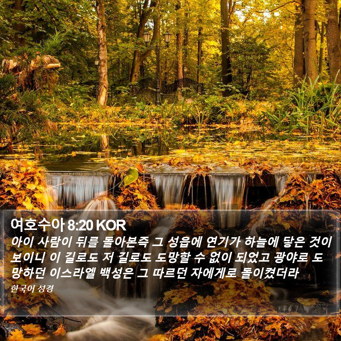 여호수아 8:20 KOR Bible Study