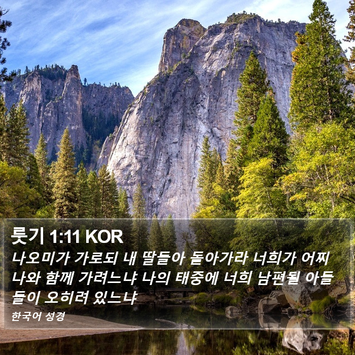 룻기 1:11 KOR Bible Study