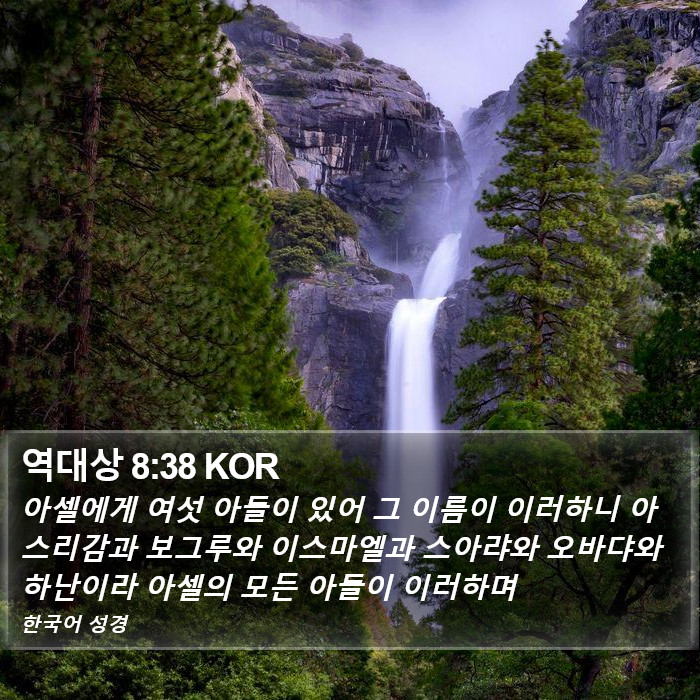 역대상 8:38 KOR Bible Study