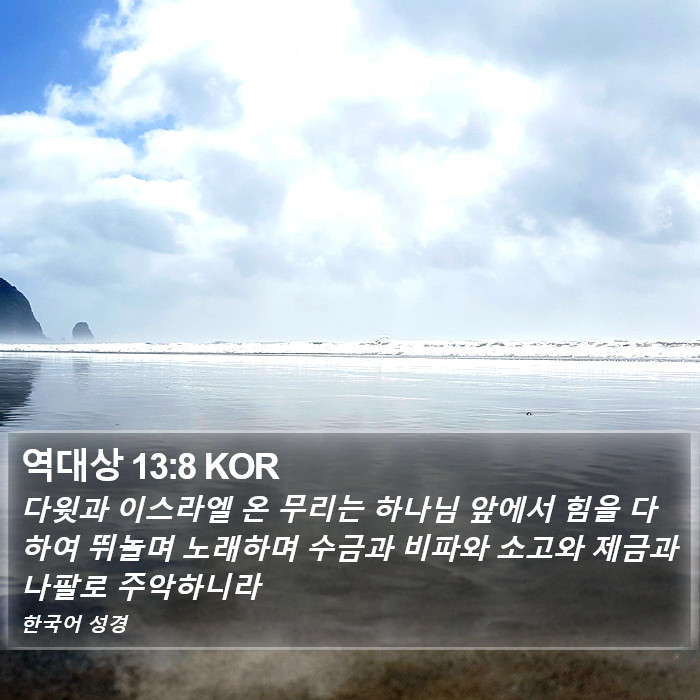 역대상 13:8 KOR Bible Study