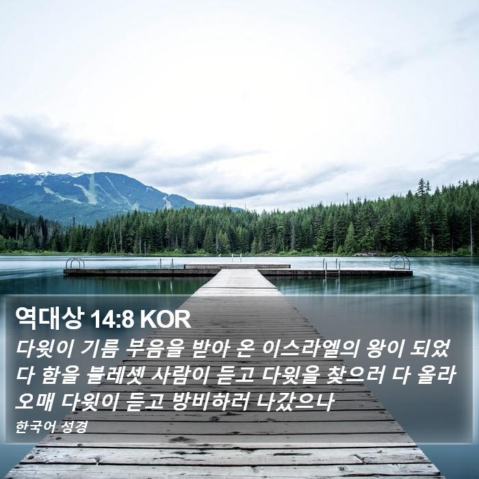 역대상 14:8 KOR Bible Study