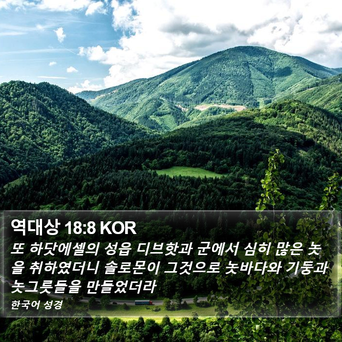 역대상 18:8 KOR Bible Study