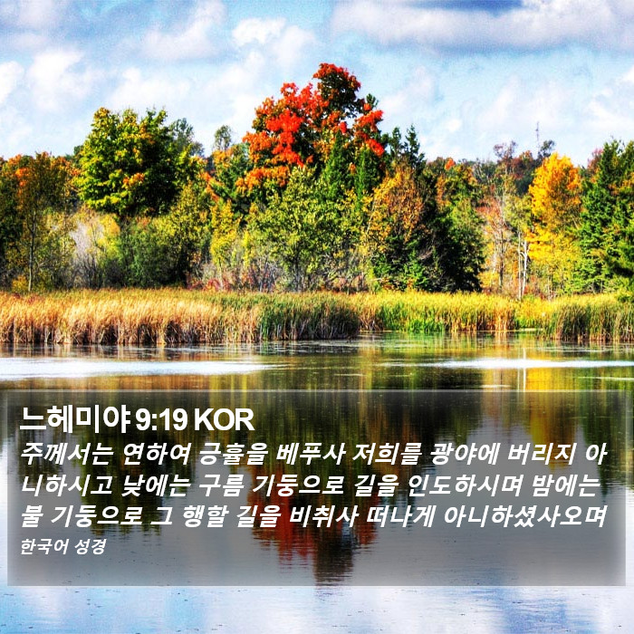 느헤미야 9:19 KOR Bible Study