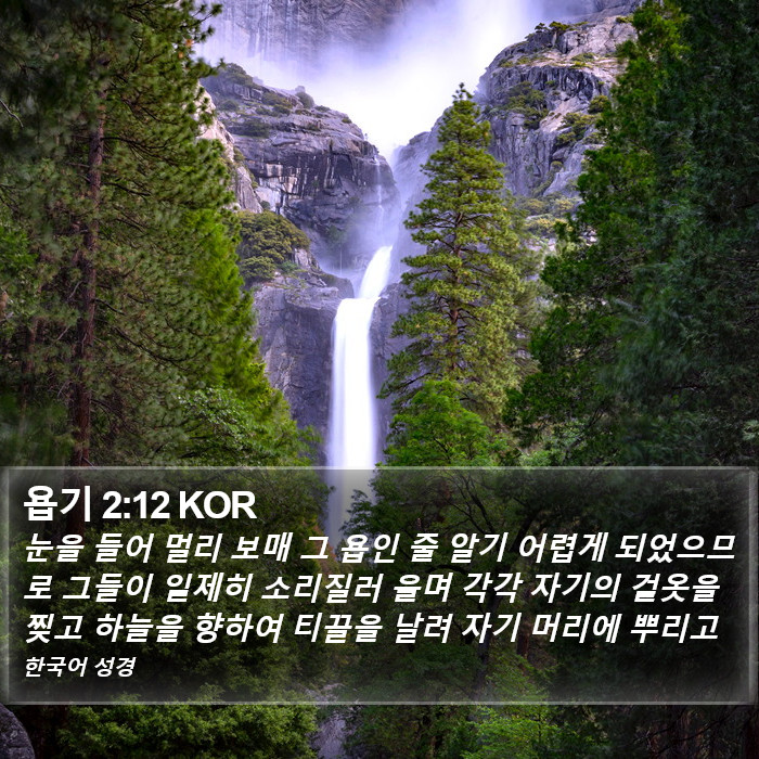 욥기 2:12 KOR Bible Study