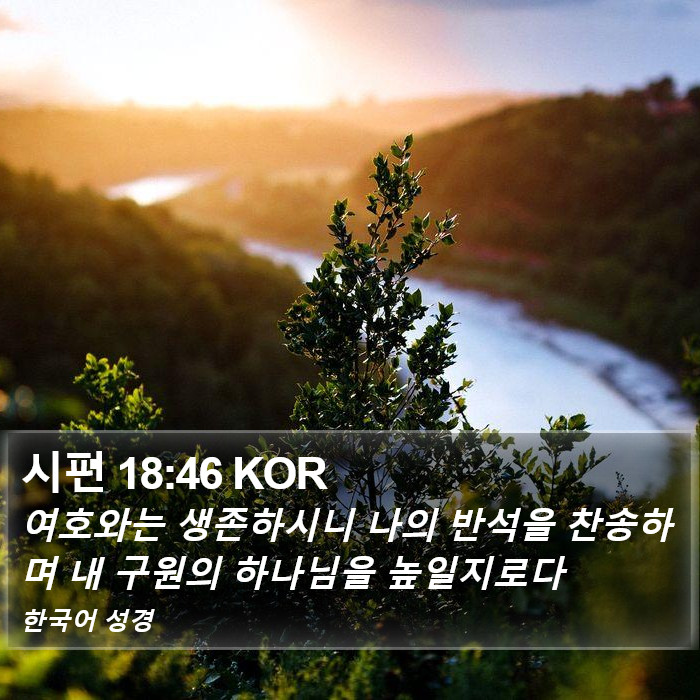 시편 18:46 KOR Bible Study