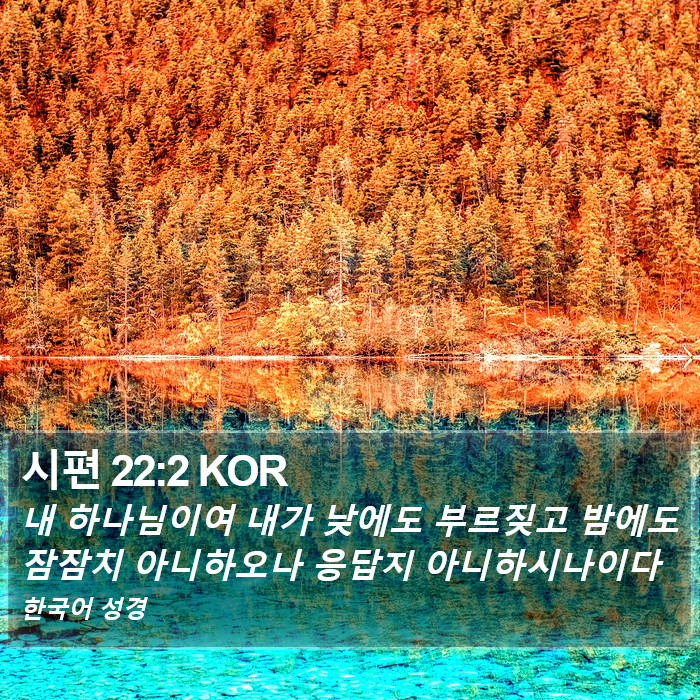 시편 22:2 KOR Bible Study