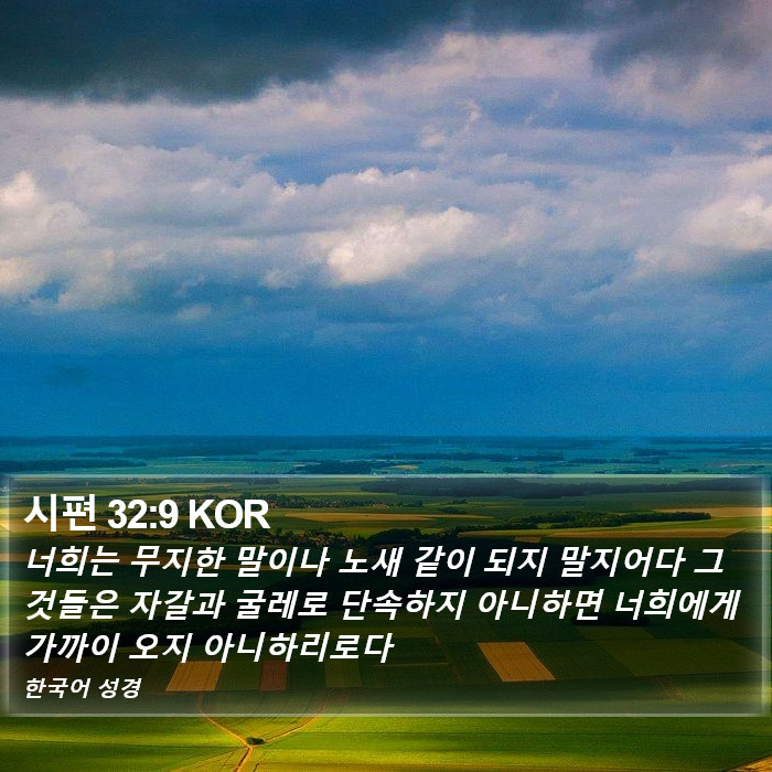 시편 32:9 KOR Bible Study