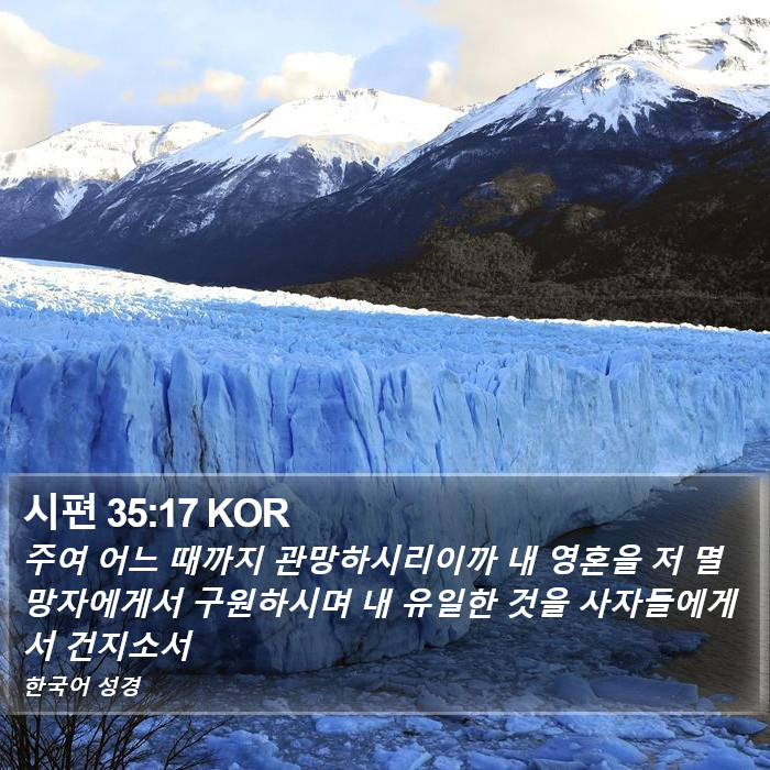 시편 35:17 KOR Bible Study