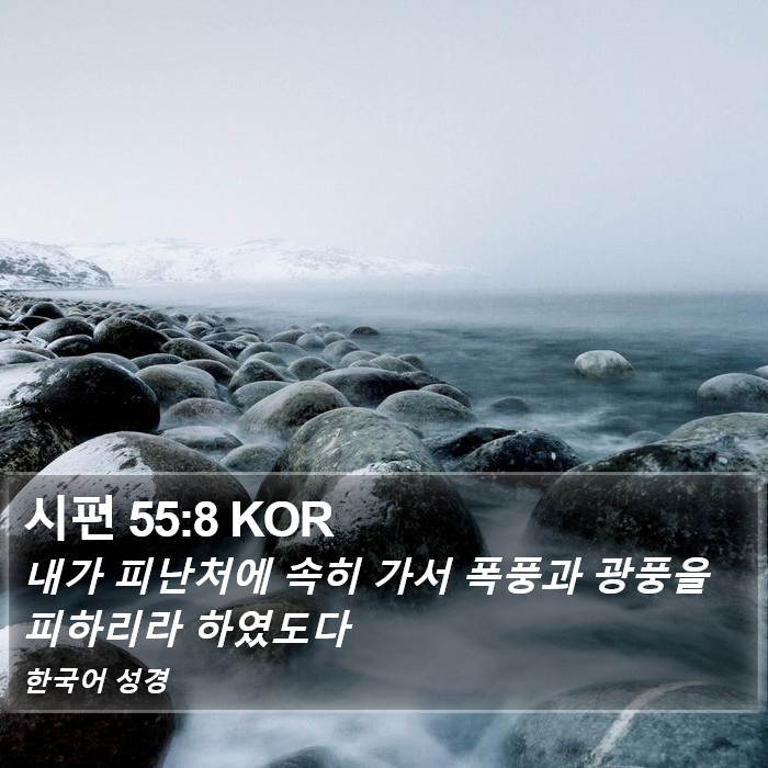 시편 55:8 KOR Bible Study