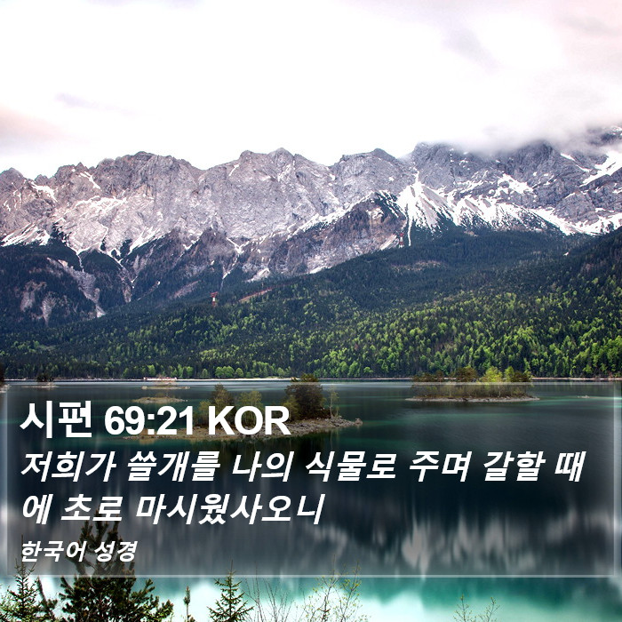 시편 69:21 KOR Bible Study