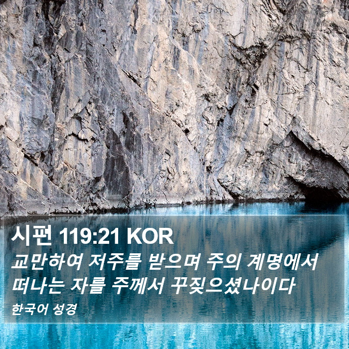 시편 119:21 KOR Bible Study