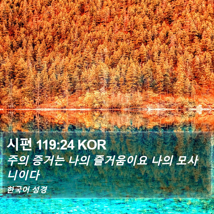 시편 119:24 KOR Bible Study