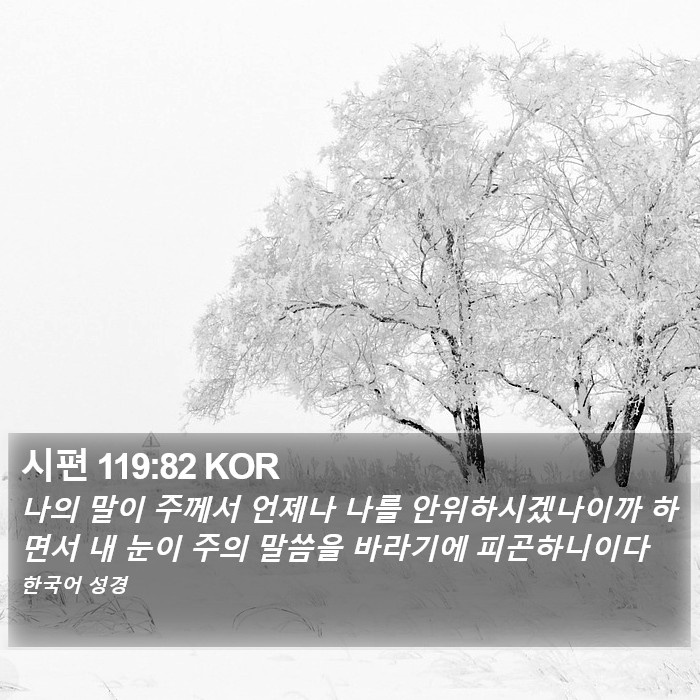 시편 119:82 KOR Bible Study