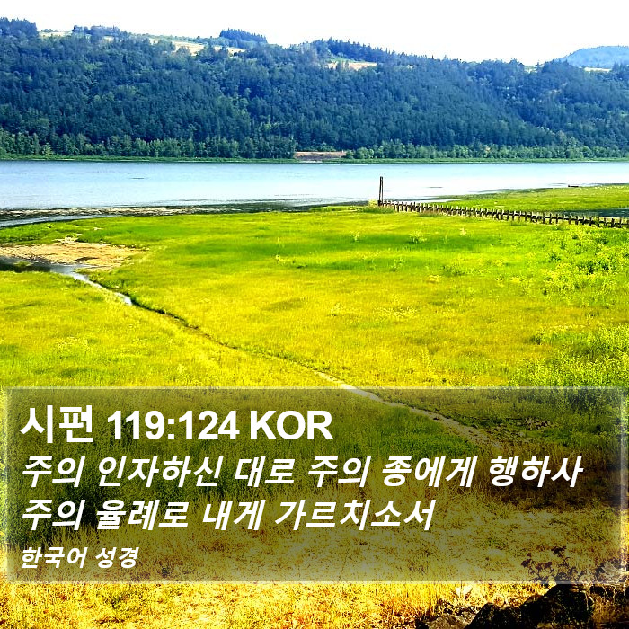 시편 119:124 KOR Bible Study