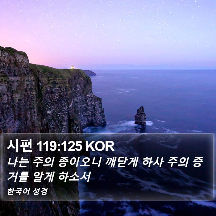 시편 119:125 KOR Bible Study