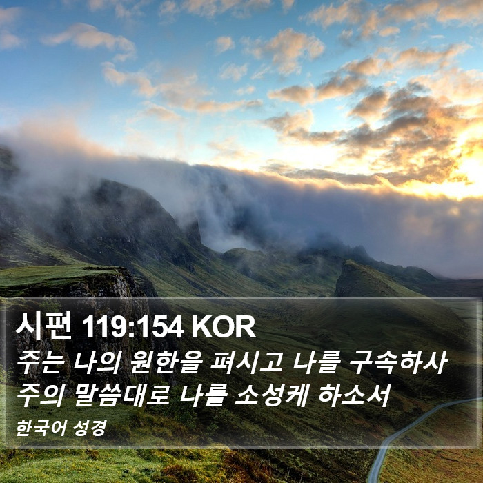 시편 119:154 KOR Bible Study