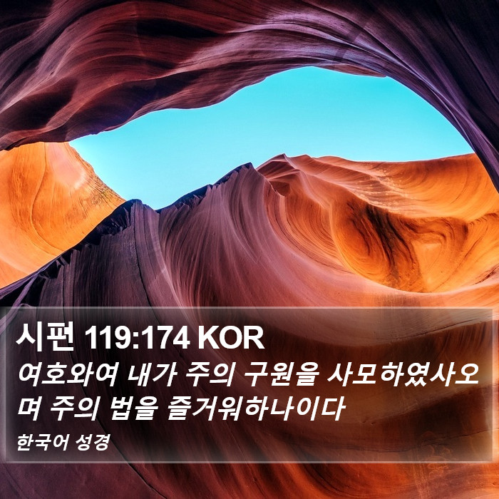 시편 119:174 KOR Bible Study