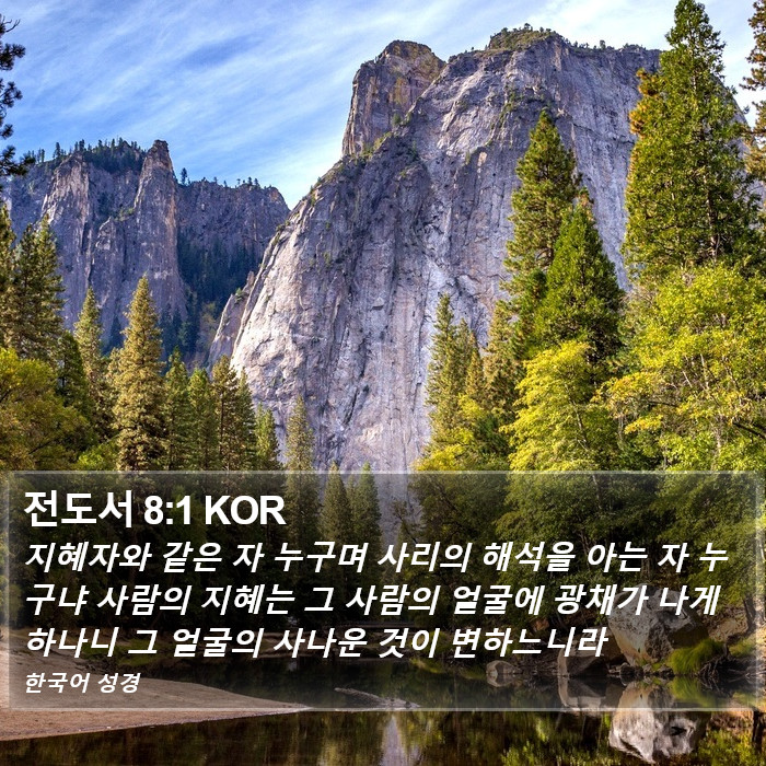 전도서 8:1 KOR Bible Study