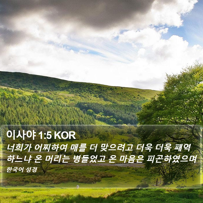 이사야 1:5 KOR Bible Study