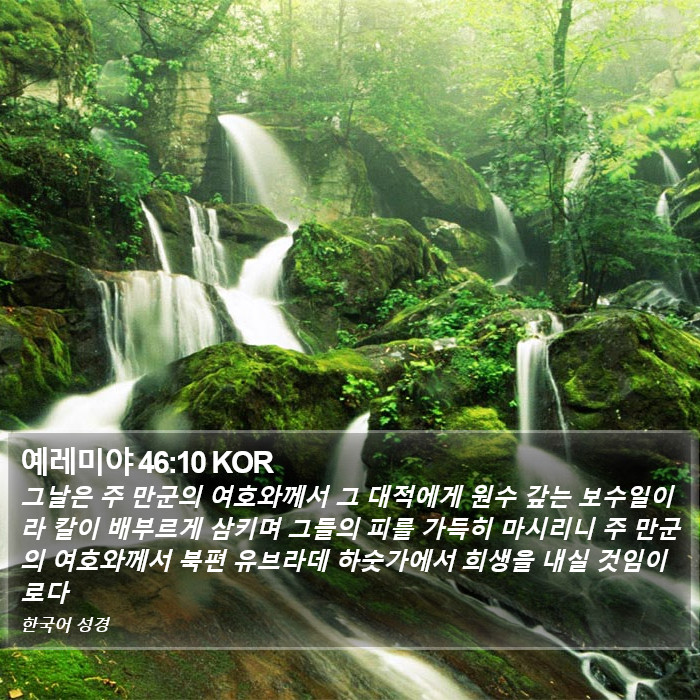 예레미야 46:10 KOR Bible Study