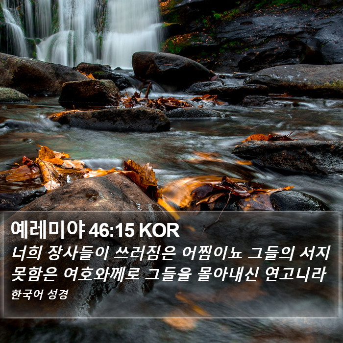 예레미야 46:15 KOR Bible Study