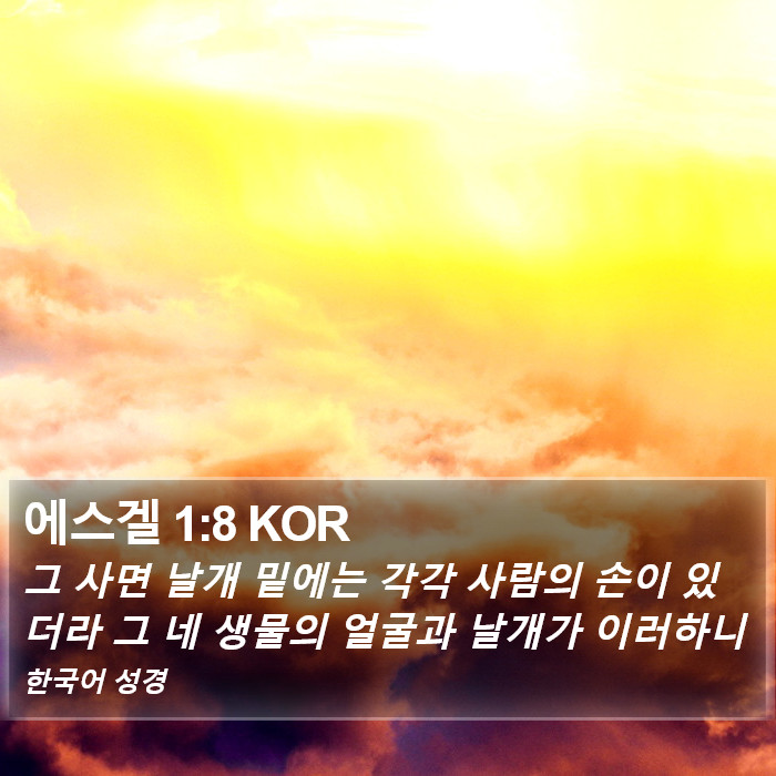 에스겔 1:8 KOR Bible Study