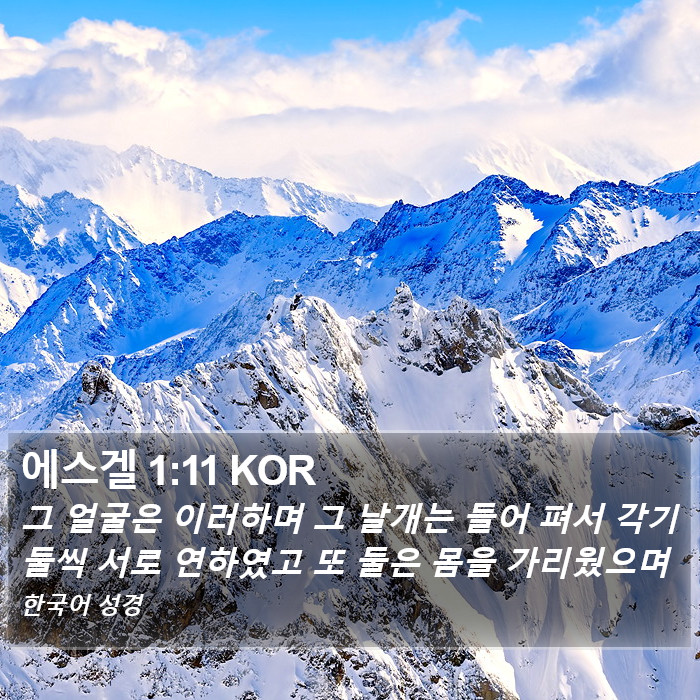 에스겔 1:11 KOR Bible Study