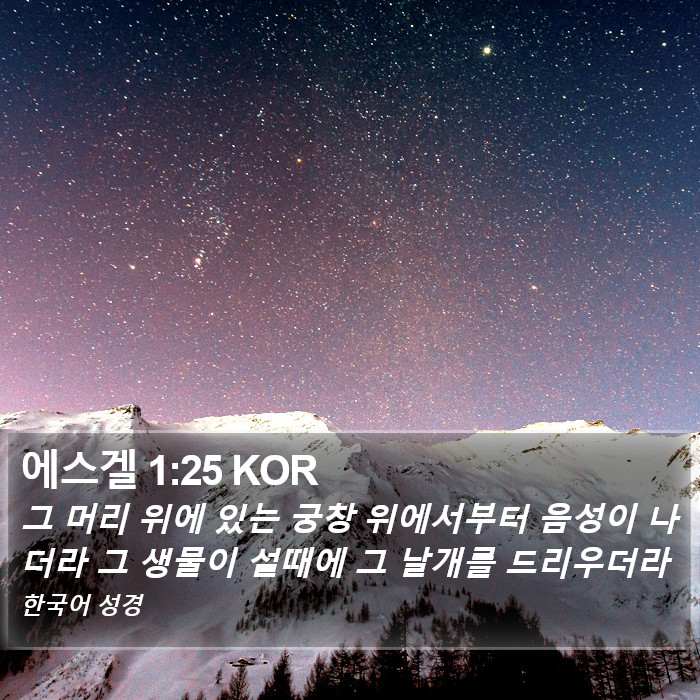 에스겔 1:25 KOR Bible Study